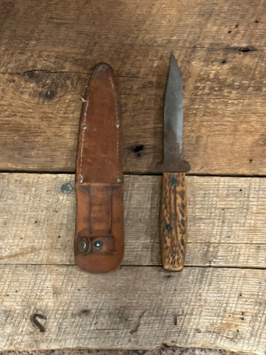 WWII Theatre Knife- Horn/Antler