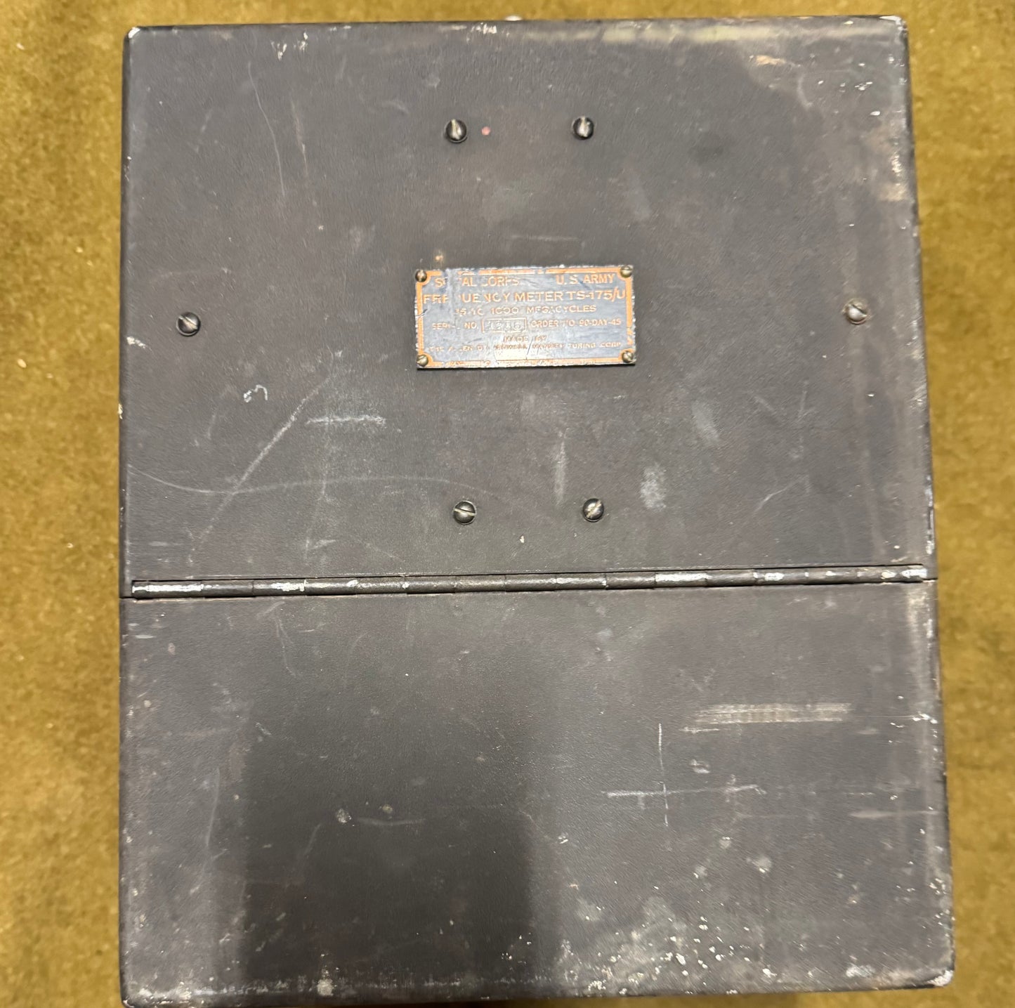 WWII U.S. Army Signal Corps Frequency Meter TS-175/U – 1945