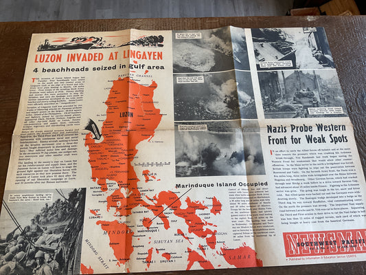 WWII News Map