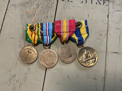 Vietnam Service Medal Bar (4) Bronze Tour Medals