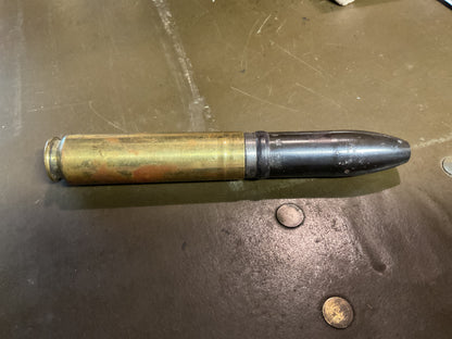 Inert 20x72mm RB Shell with Solid Steel Flat Nose Projectile