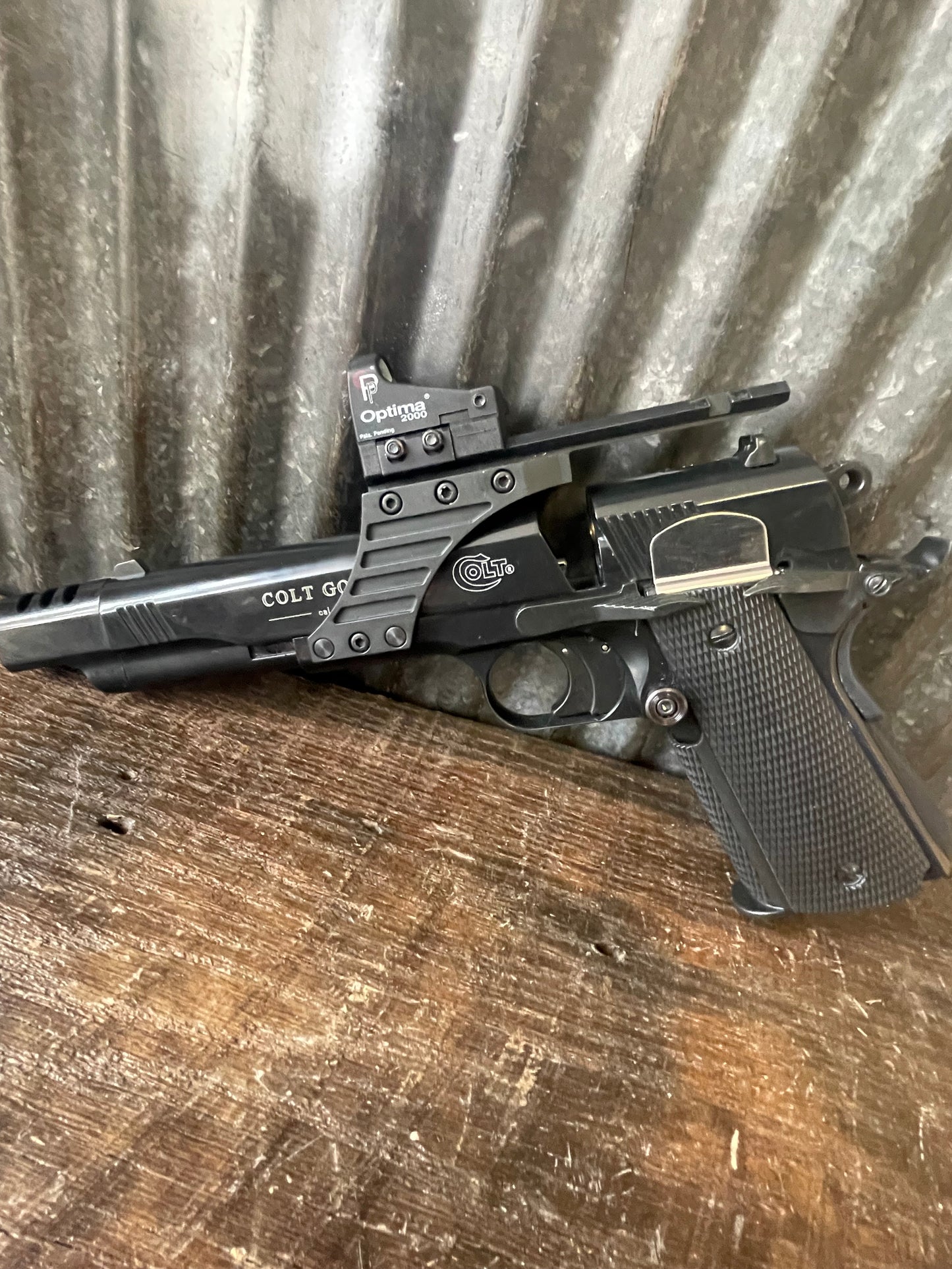 Colt Gold Cup .177 Cal CO₂ Target Air Pistol – Umarex – Red Dot & Case