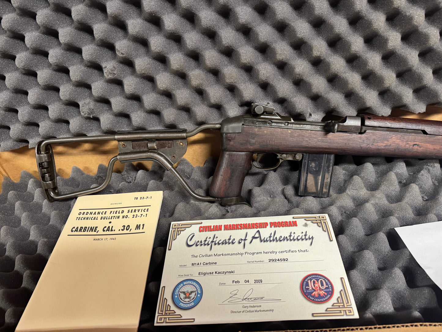 Inland M1A1 Paratrooper Carbine