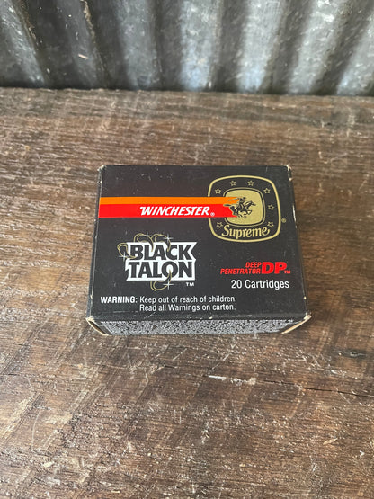Winchester Black Talon .45 ACP Ammunition – 230gr SXT – 20 Round Box – Vintage / Discontinued
