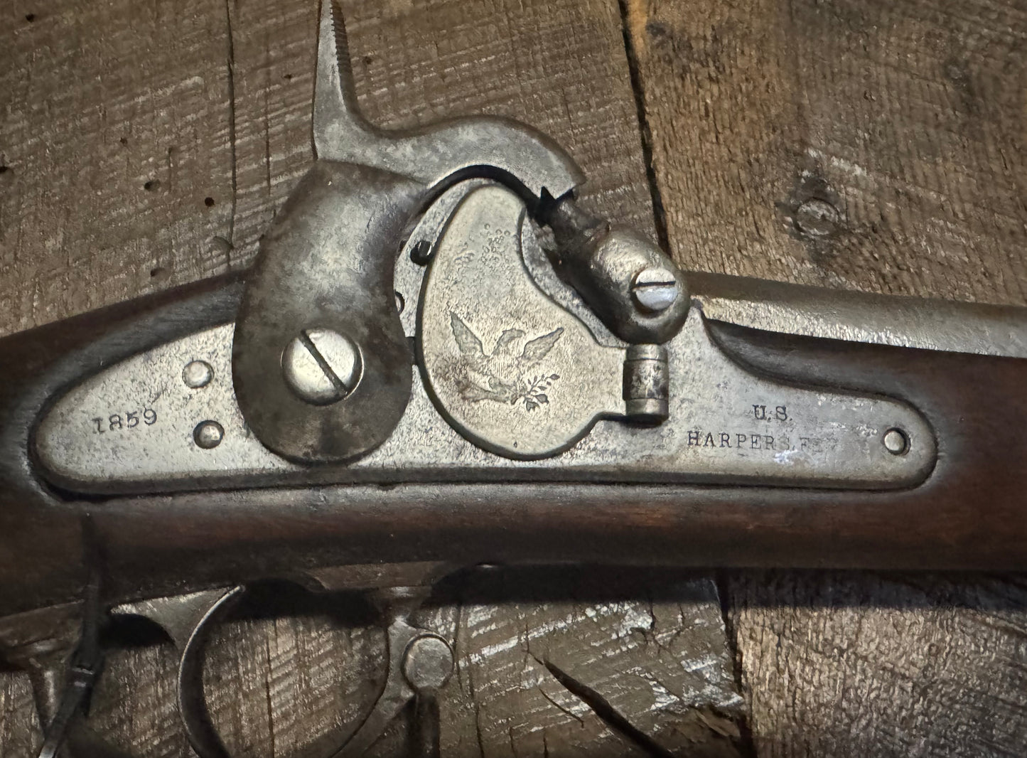 1859 Harper’s Ferry Rifle – Maynard Tape Primer