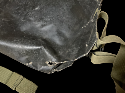 WWII Gas Mask Bag with Post War Mask