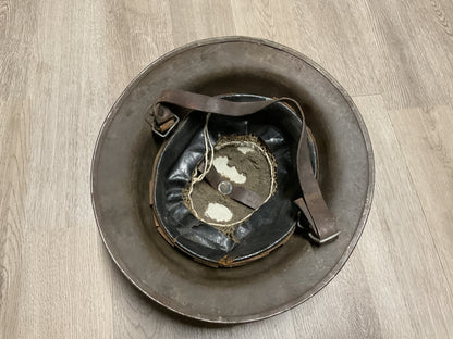 Original WWI U.S. M1917 “Doughboy” Steel Helmet w/ Liner & Chinstrap
