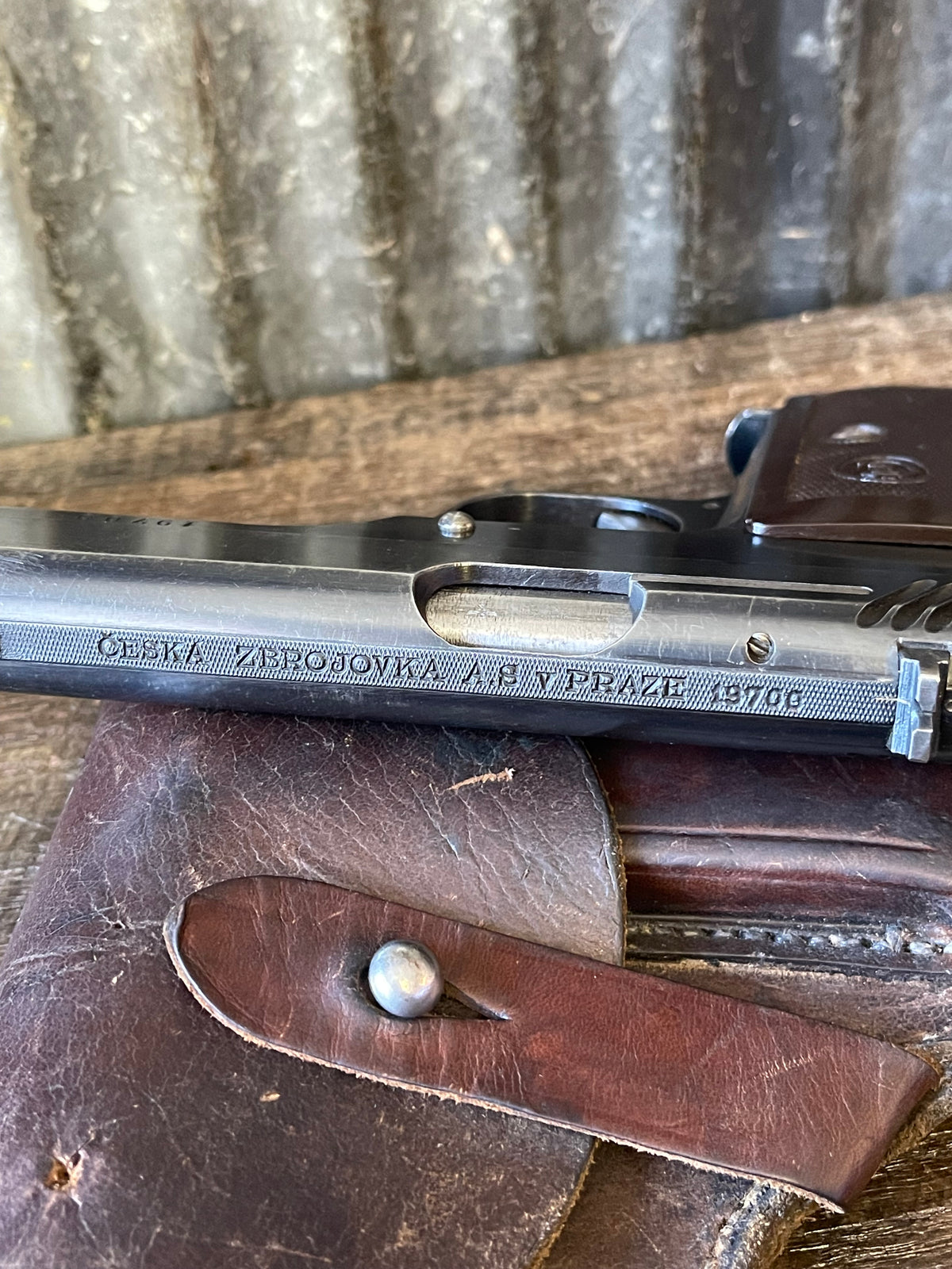 WWII German-Occupation CZ 27 / vz. 27 – DR Marked – Serial No. 19700 – Matching Numbers – Waffenamt Barrel – Original Holster, 2 Magazines & Two U.S. Bring-Back Certificates