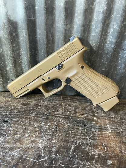 Glock 19X 9mm – Coyote Tan – Box, Backstraps & 3 Magazines