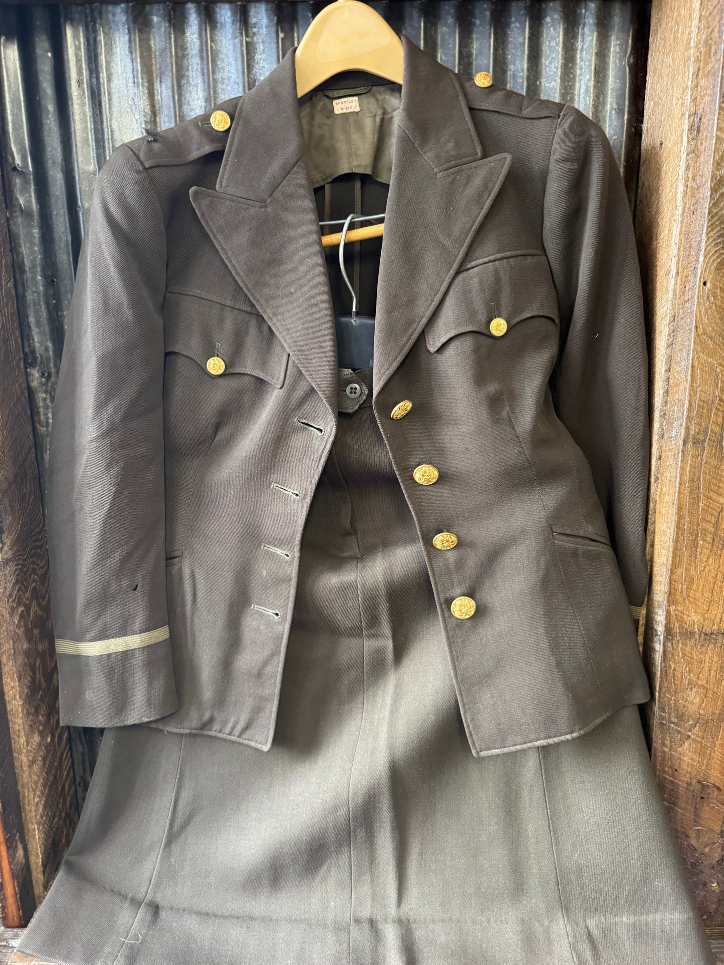 Documented WWII U.S. Army Nurse Corps Officer Uniform Grouping-Lt. Lillian Marie Shortley