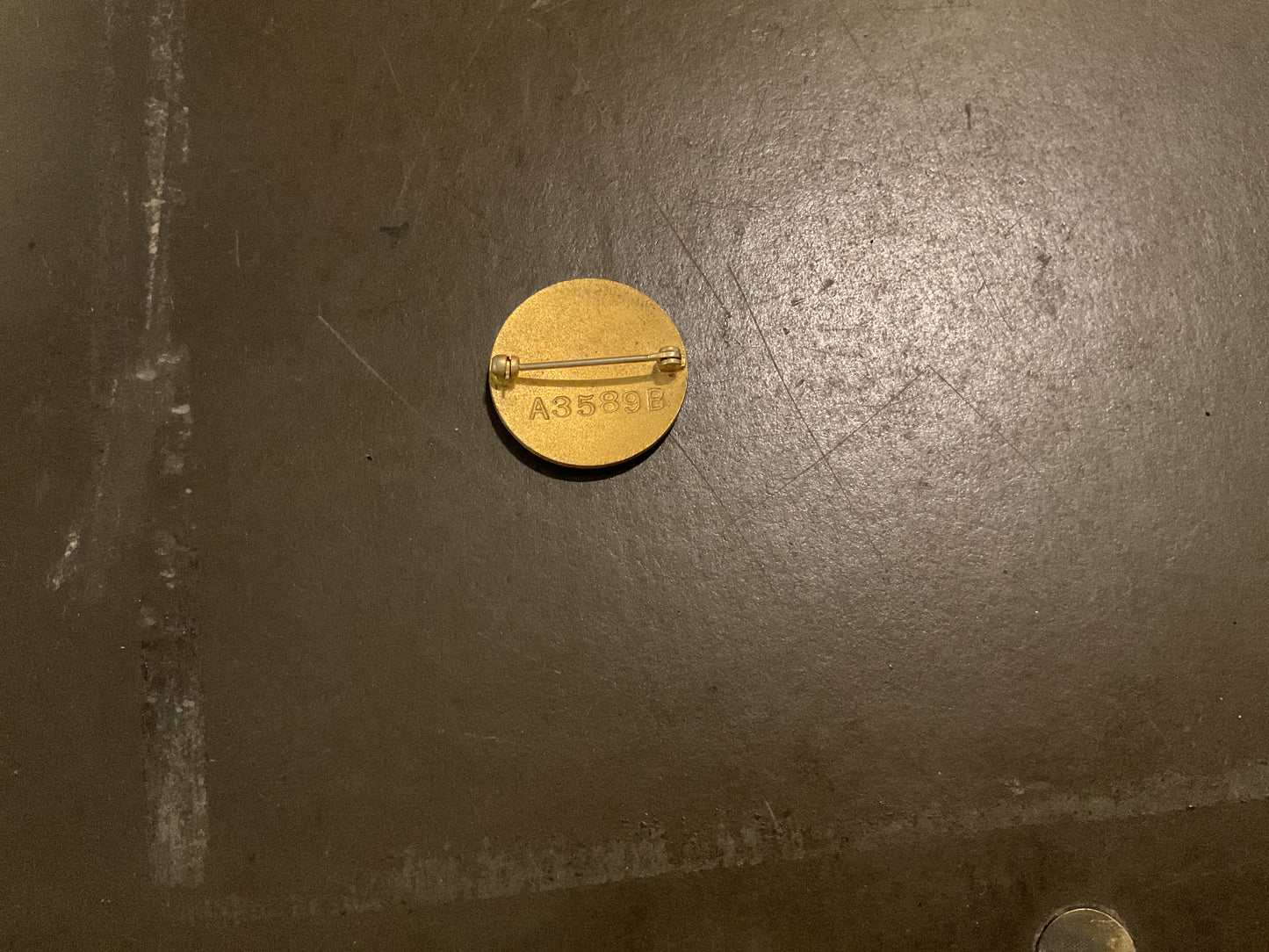 Bronze Enameled WWII Era (1940’s) Staff Assistant American Red Cross Volunteer Pin