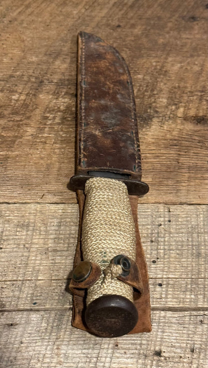 WWII Kabar Knife Rope Handle
