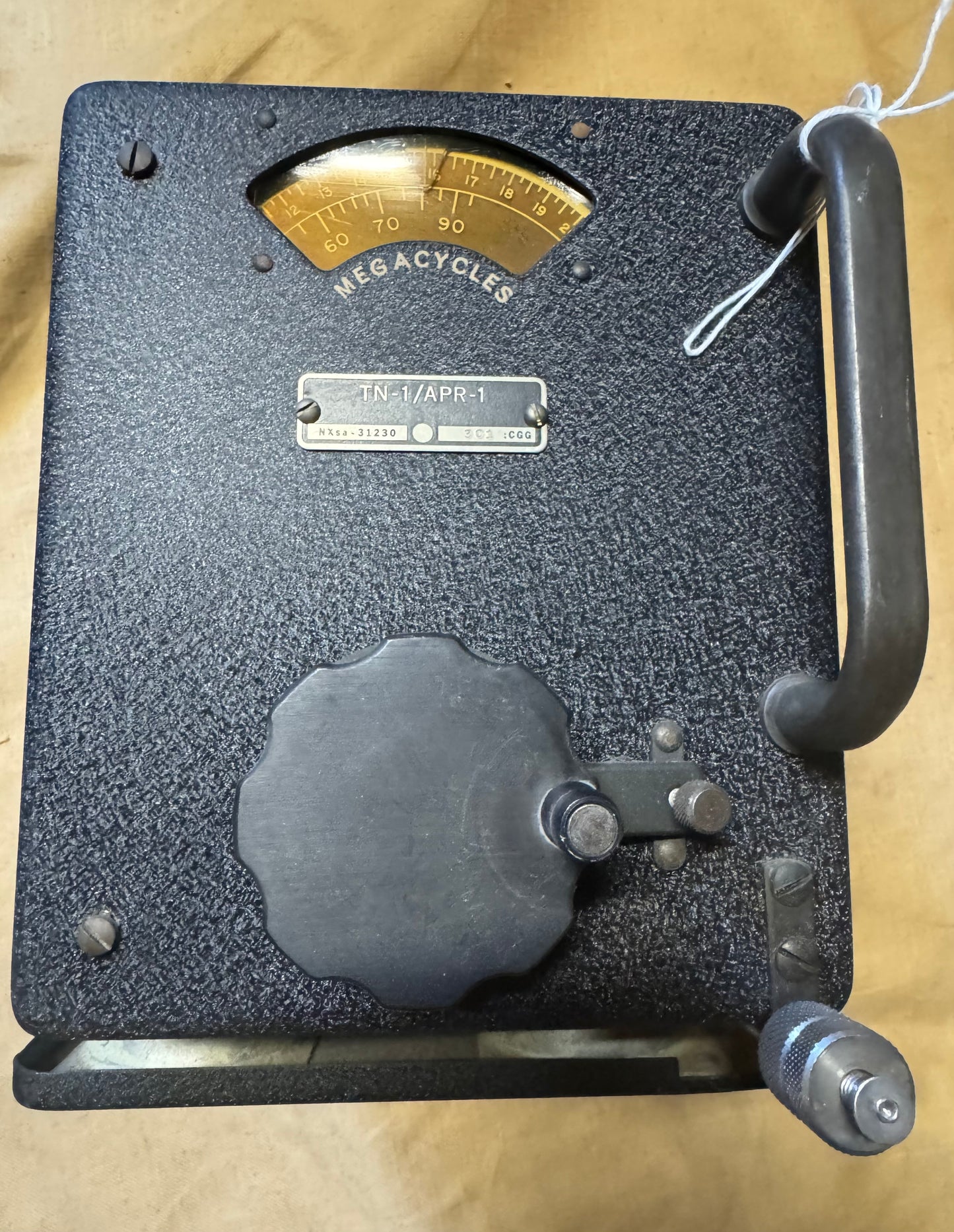WWII Crosley TN-1/APR-1 Radar Tuning Unit w/ CY-57/APR-1 Case