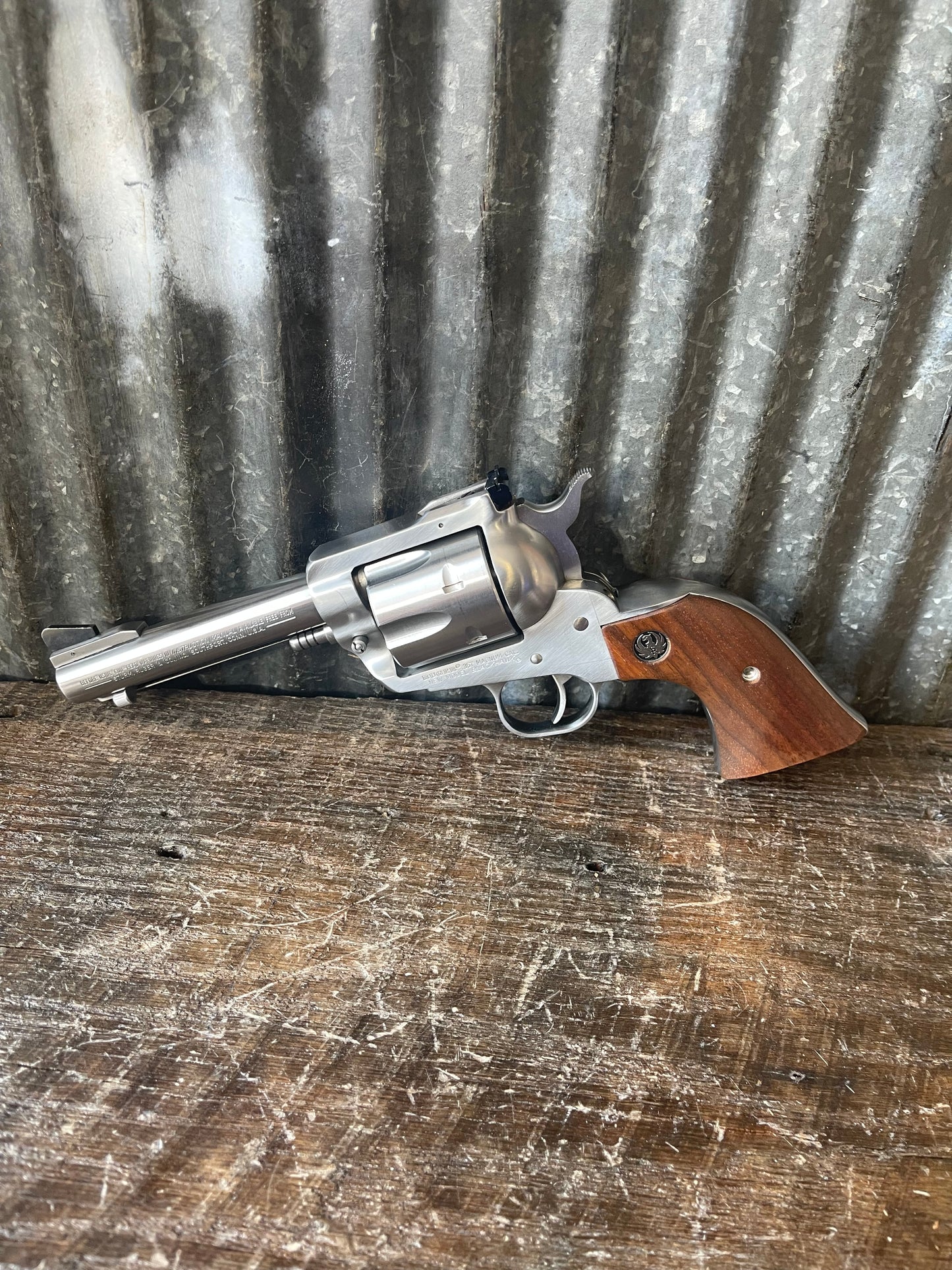 Ruger New Model Blackhawk Stainless .357 Magnum Revolver – 4⅝-Inch Barrel