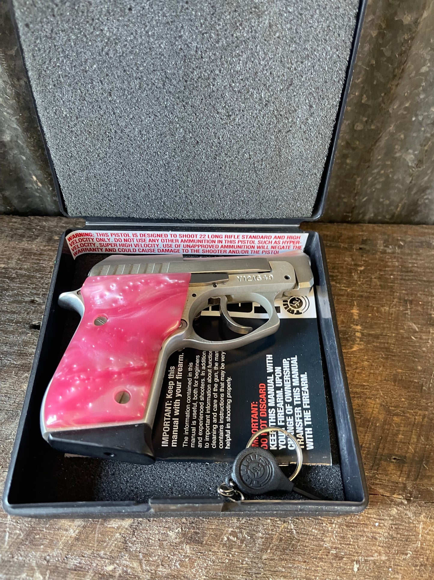 Taurus PT-22 – .22 LR Semi-Automatic Pistol – Original Box – Pink