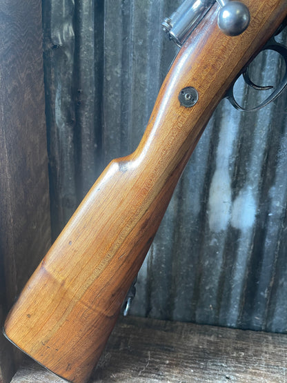 Sporterized Mauser Bolt Action Rifle – 7x57 Mauser – Reblued – Classic Hunting Conversion