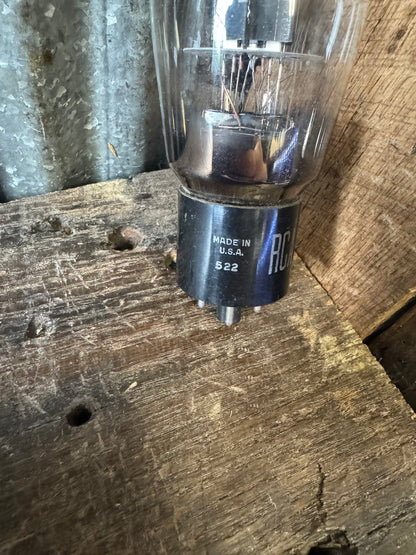 RCA Radiotron 522 Vintage Large Transmitting / Power Vacuum Tube