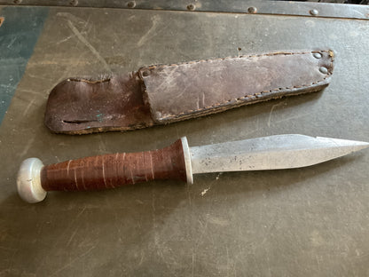 WWII Theatre Knife (brown handle dagger)