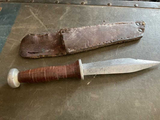 WWII Theatre Knife (brown handle dagger)