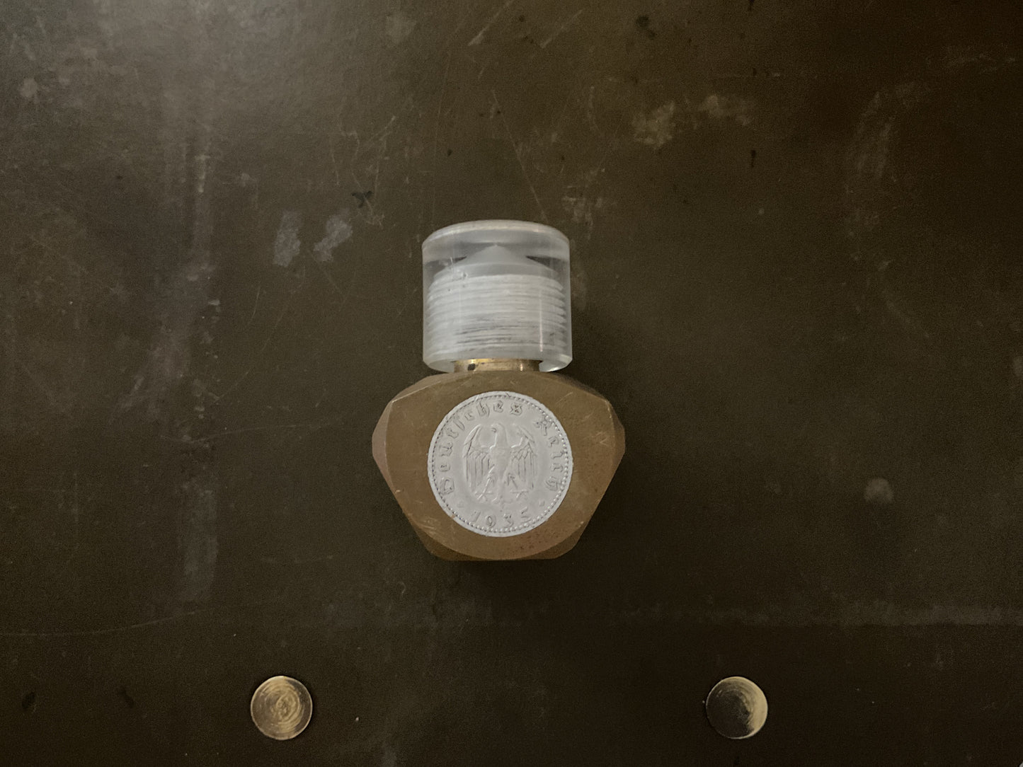 WWII Trench Art Coin Lighter Circa 1935-1939
