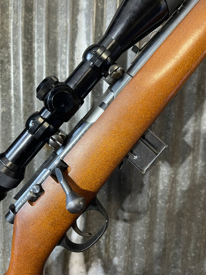 Marlin Model 25MN .22 WMR Bolt-Action Rifle with Tasco Golden Antler Scope