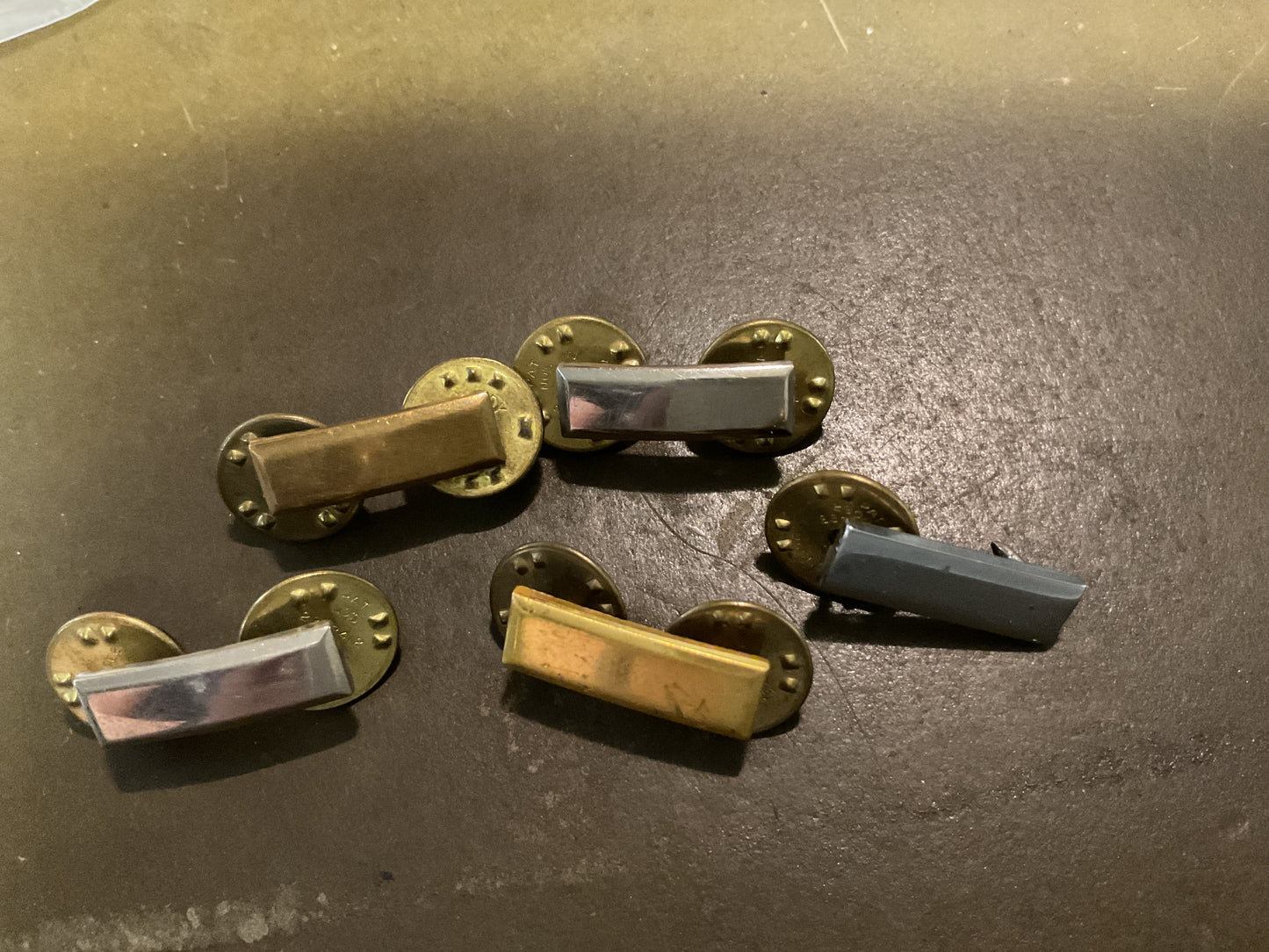Mixed Lot Insignia Bar Pins 1st & 2nd Lt.