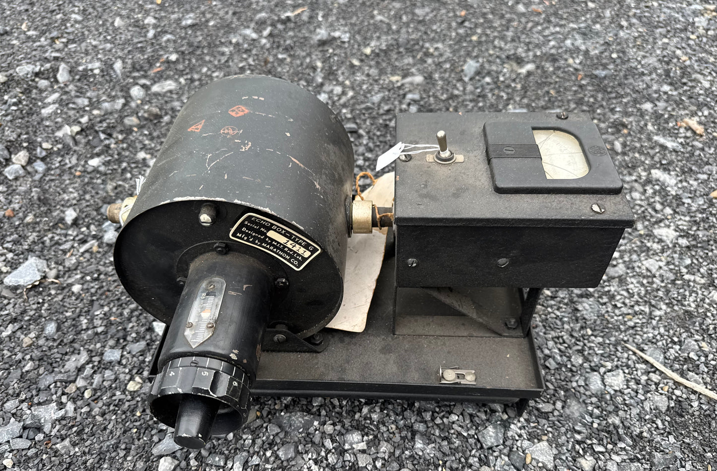 WWII MIT Radiation Lab “Echo Box” Type G & Indicator Assembly