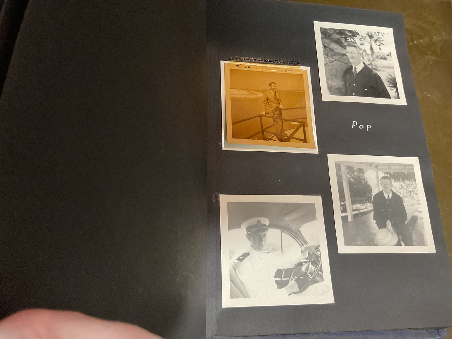 WWII Vintage US Naval Air Station Scrapbook