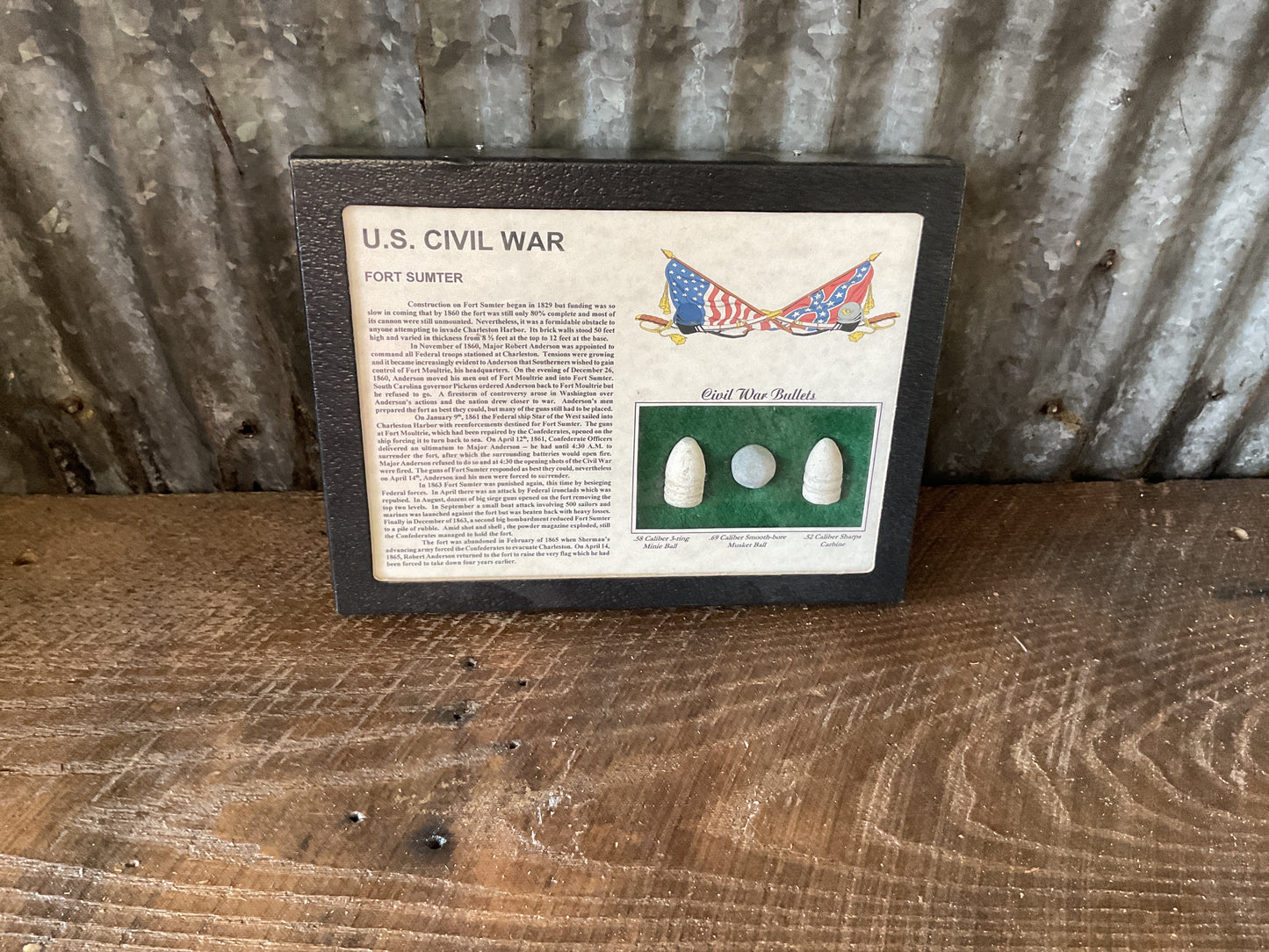 U.S. Civil War Bullets. Fort Sumter