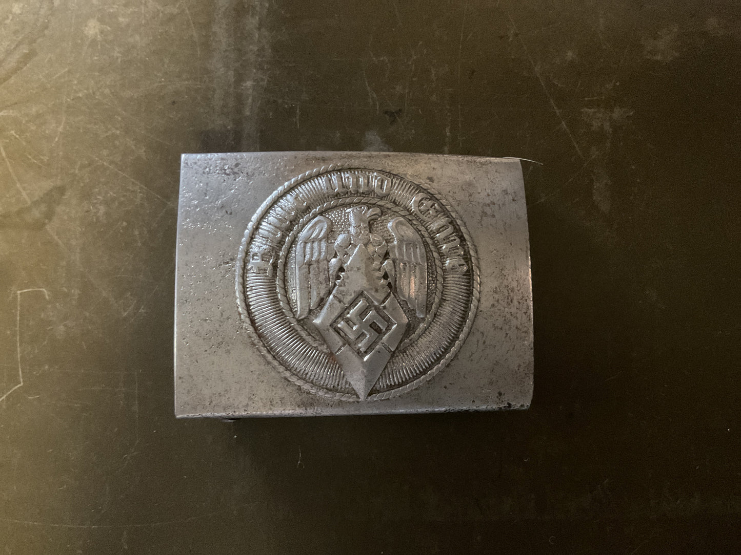 WWII German Hitler Youth (HJ) belt Buckle
