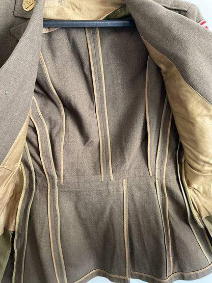 WWII 31st Infantry Jacket w/ Pins and Ribbons