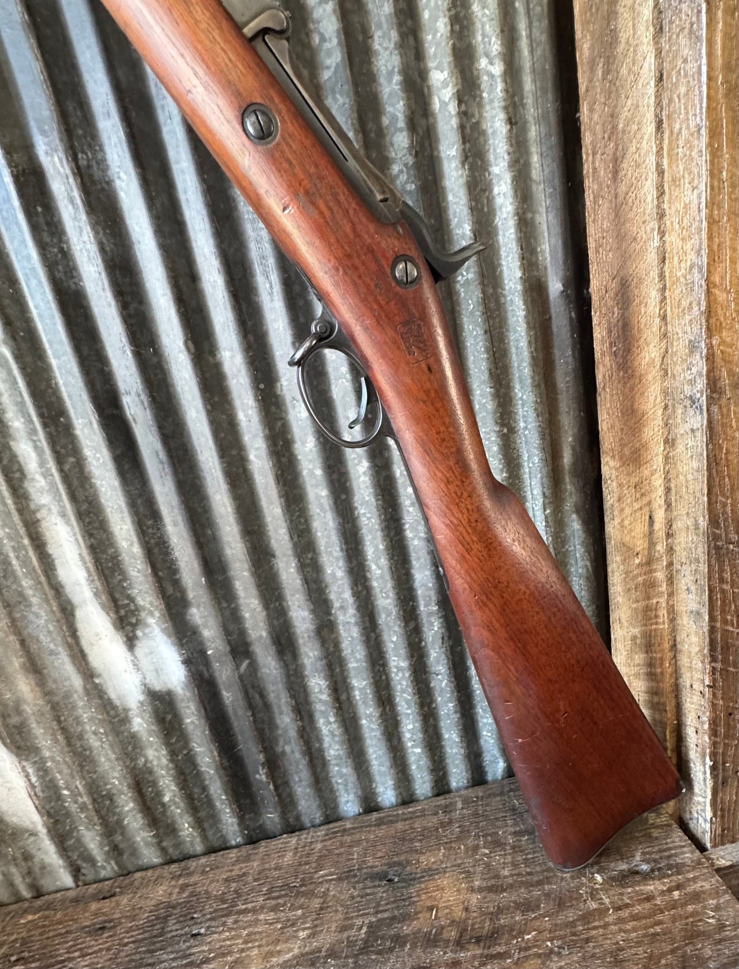 U.S. SPRINGFIELD MODEL 1884

Rod Bayonet (1888 Pattern) Trapdoor Rifle