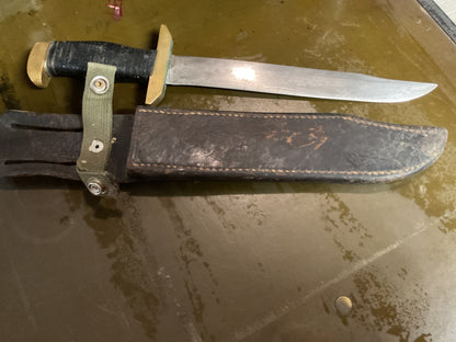 WWII Theatre Knife Black Handle