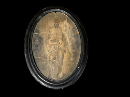 Rare WWI African American Bubble Photo