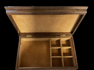 Vintage Wooden Jewelry Box