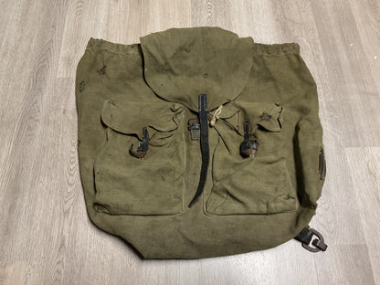 WWII German Wehrmacht RBNr. Marked Canvas Clothing & Equipment Bag-Missing Shoulder Straps-Late War Era-1943-1945