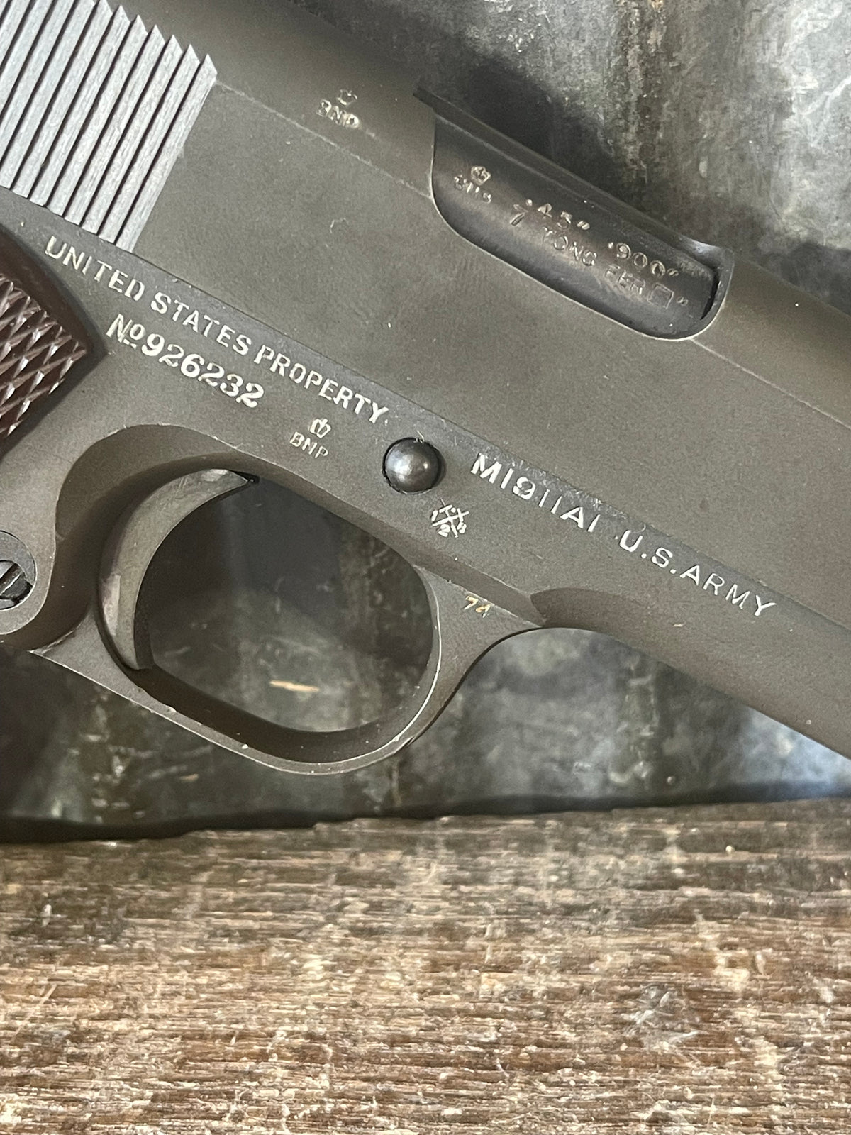 1942 Colt M1911A1 U.S. Army .45 ACP – WWII British Lend-Lease – British Proofed – 3 WWII Magazines