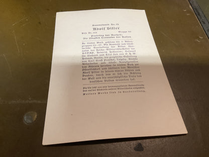 WWII German Propaganda Card