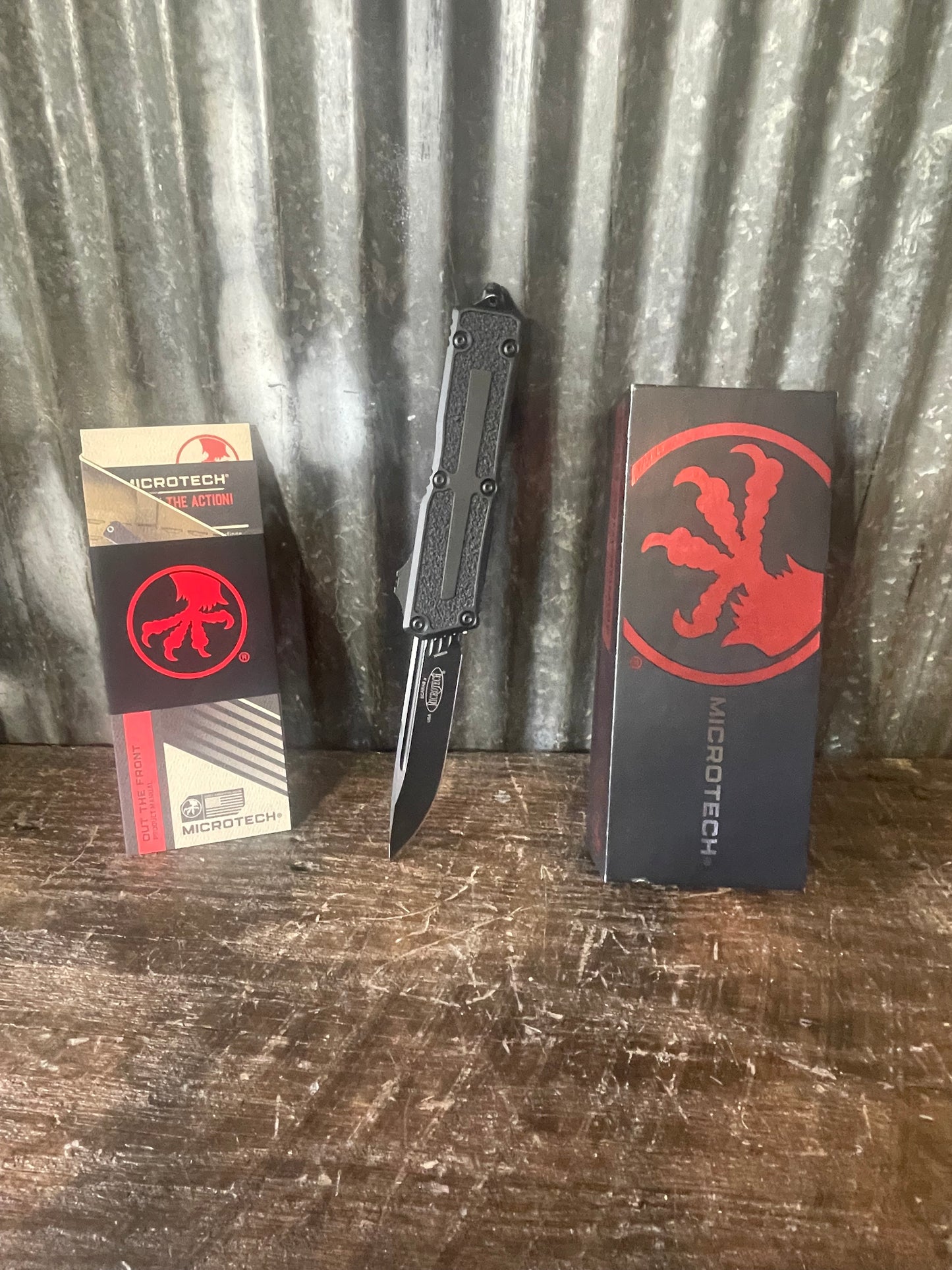 Microtech Scarab II S/E Gen III Tactical Standard OTF Knife — Like New in Box