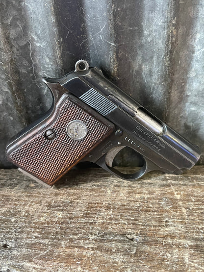 Colt Junior .25 ACP Semi-Automatic Pistol – Original Box – 2 Magazines