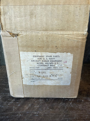 NOS WWII U.S. Navy AN/APS-2 Aircraft Radar Blower Motor Assembly – Boxed Spare Part