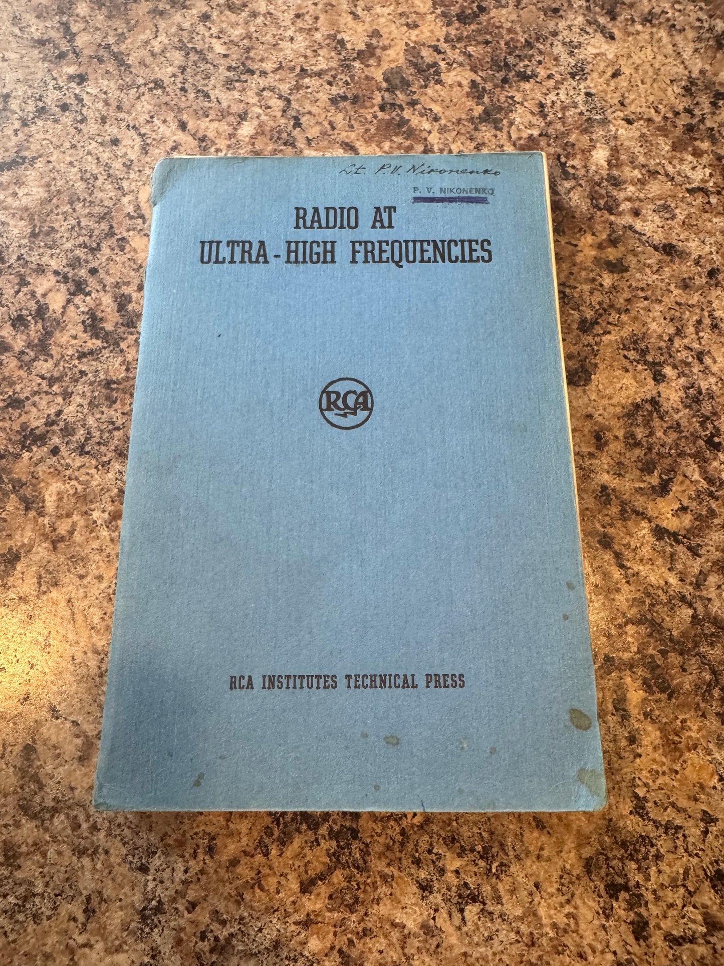 RCA “Radio at Ultra-High Frequencies” – 1940 – Pre-WWII Tech