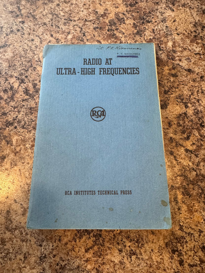 RCA “Radio at Ultra-High Frequencies” – 1940 – Pre-WWII Tech