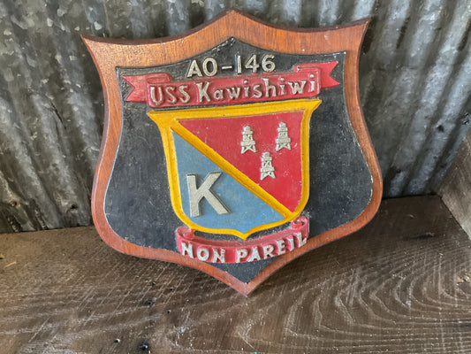 USS Kawishiwi Plaque