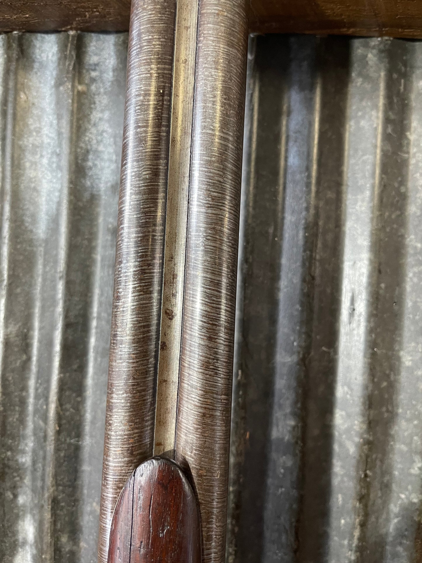 Ithaca Double Barrel 12 Gauge Shotgun – Damascus Twist Barrels – 18.5” Coach Gun Configuration