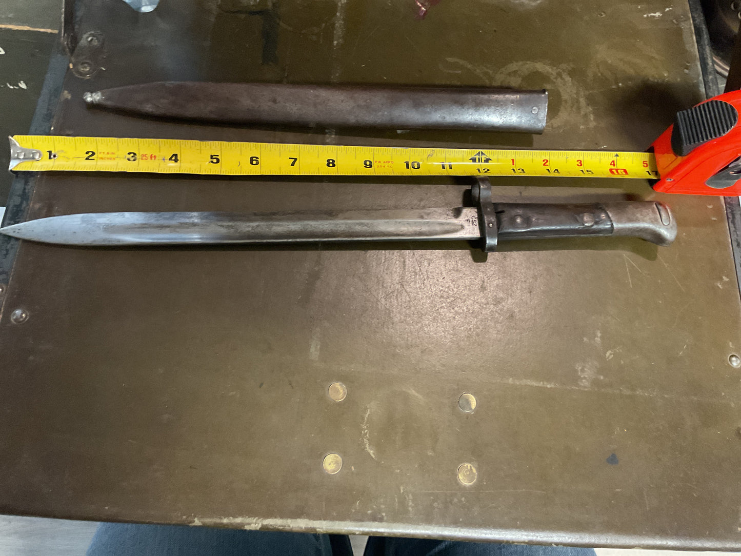 Czech VZ24 Bayonet with Scabbord