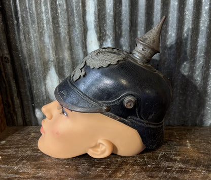 Original Imperial German Prussian Pickelhaube Spike Helmet – Pre-WWI / WWI Era