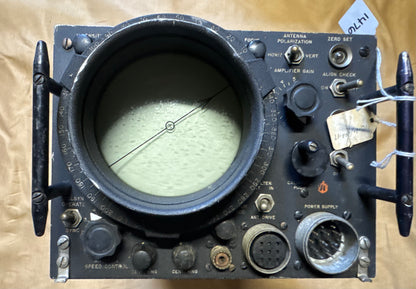 WWII Radar Plan Position Indicator (PPI) Scope Display Unit – Naval/Airborne Radar