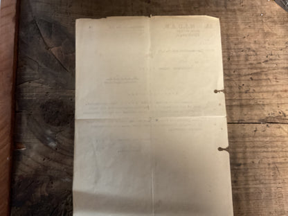 1935 SA Service Certificate/Character Reference Document for Walter Broll-Vilshofen Sturm 11/J 29