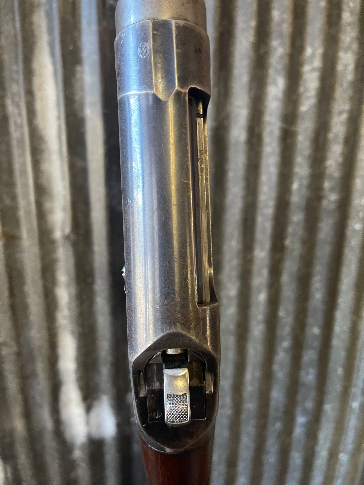 Winchester Model 1897 12 Gauge Pump Action Shotgun – 1910 Manufacture – 30” Barrel – Full Choke